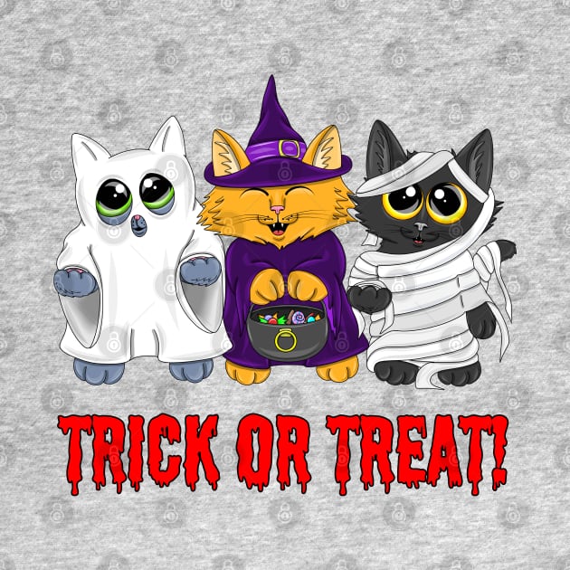 Trick or treat kittens! by MelanieJeyakkumar